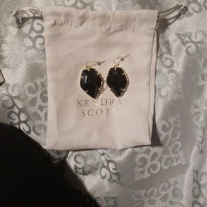 Kendra Scott Black Corley Earrings